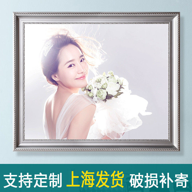 欧式实木结婚纱照影楼放大挂墙相框24 30 36寸油画框大相框定制做|ruв категории Домашний быт, рамка/рамка - от Buy2taobao.com для оказания профессиональной услуги покупки агента Taobao