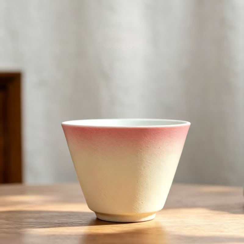 【樱花渐变粉】磨砂精致小茶杯图片