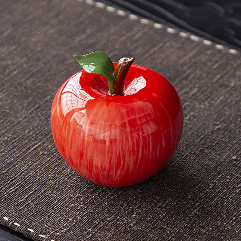 有艺术感的摆件平安果陶瓷客厅2026新款苹电视机柜高级感小众茶桌