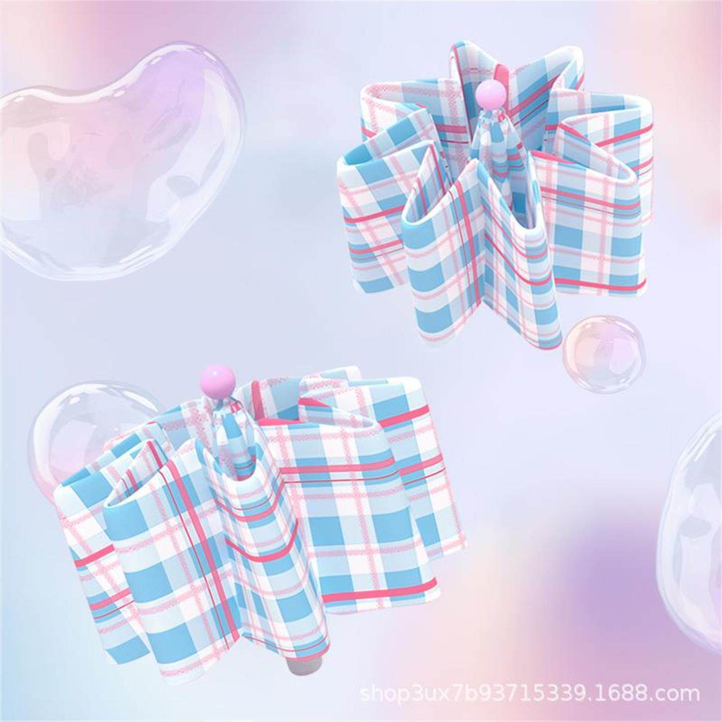 折叠雨伞防雨伞防晒紫外线鼻头晴雨全自动伞两用轻便红防女回弹