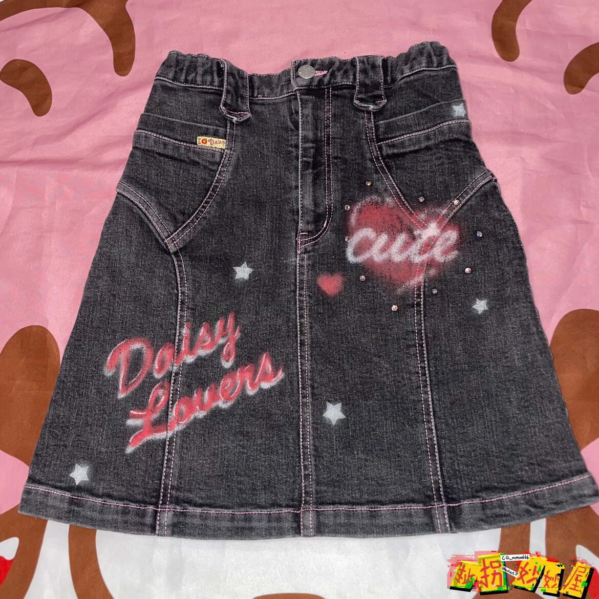 【现货掉落】Daisylovers日牌中古稀有孤品可爱牛仔sk半身裙原宿