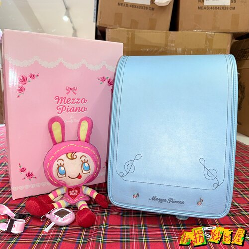 【现货掉落】mezzopiano日牌中古稀有钢琴柄可爱日本小学生双肩包