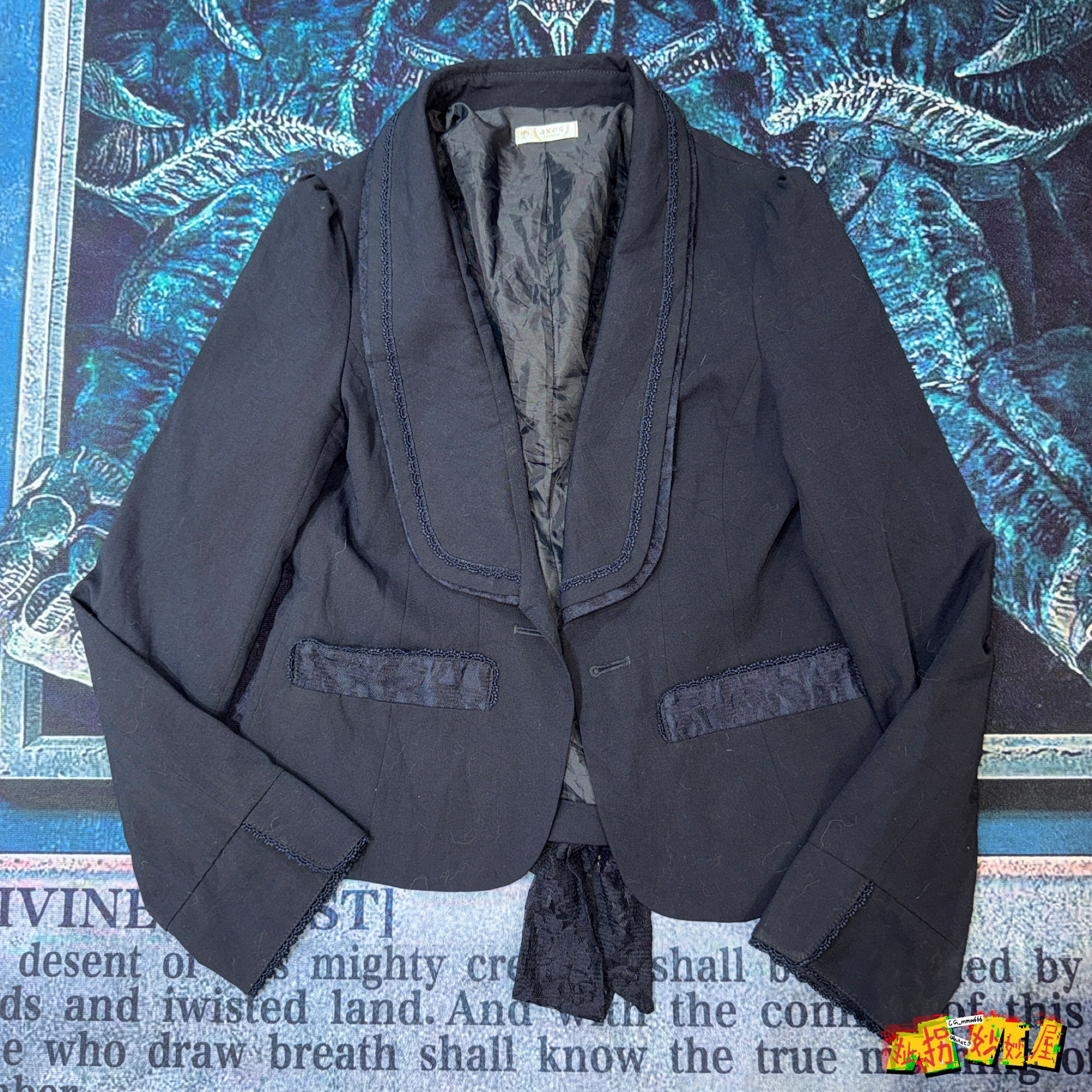 【现货掉落】axesfemme日牌中古稀有孤品可爱古着西服外套