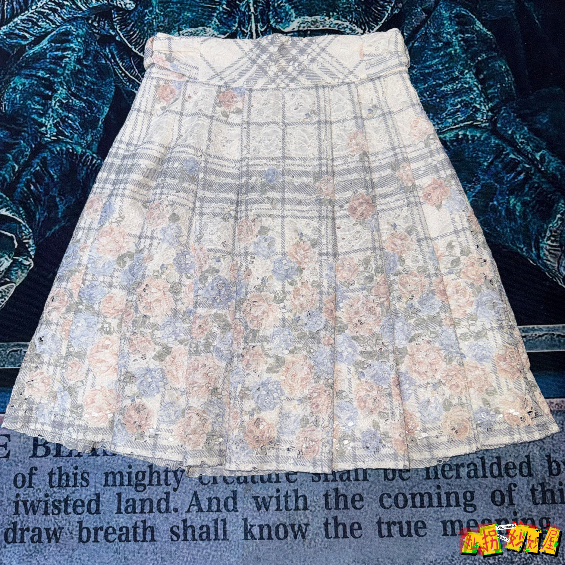 【现货掉落】lizlisa日牌中古稀有孤品可爱古早款sk半身裙呢子