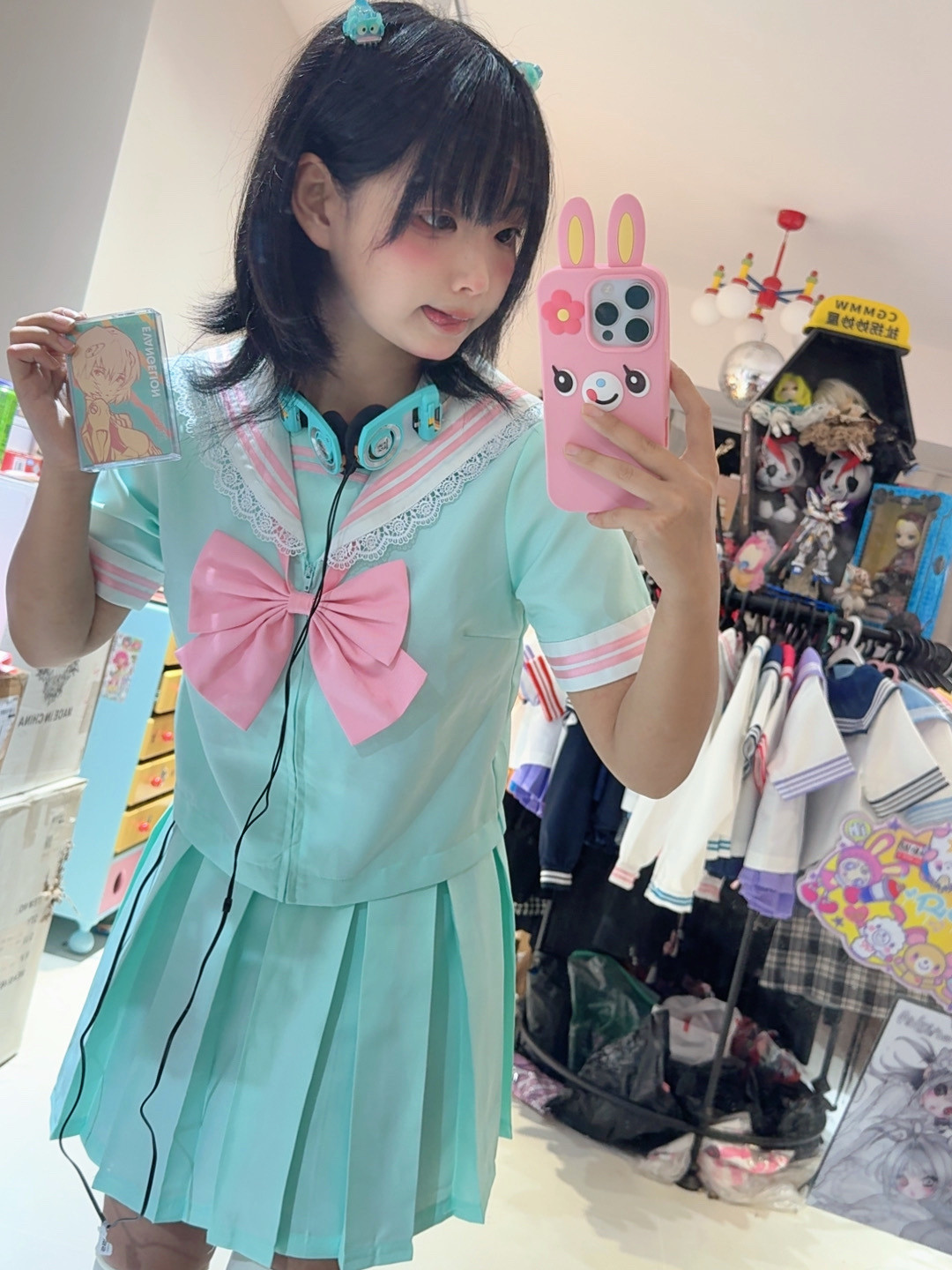 【现货掉落】bodyline日牌全新水手服套装代购苔绿蕾丝jk制服萌