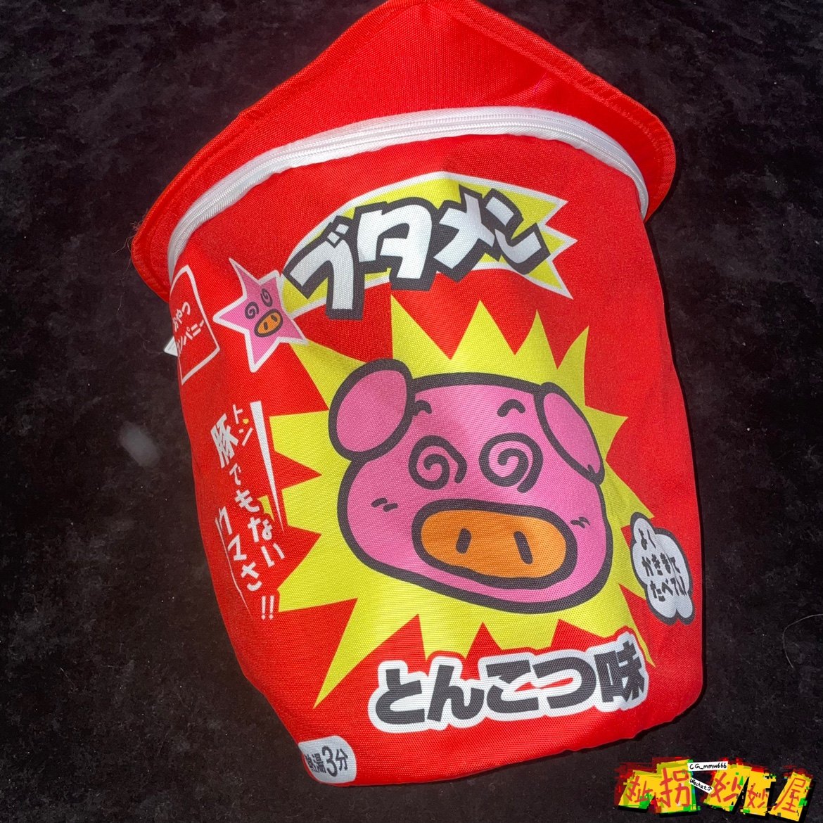 【现货掉落】日本小猪泡面桶全新双肩包可爱稀有巨大原宿童趣y2k