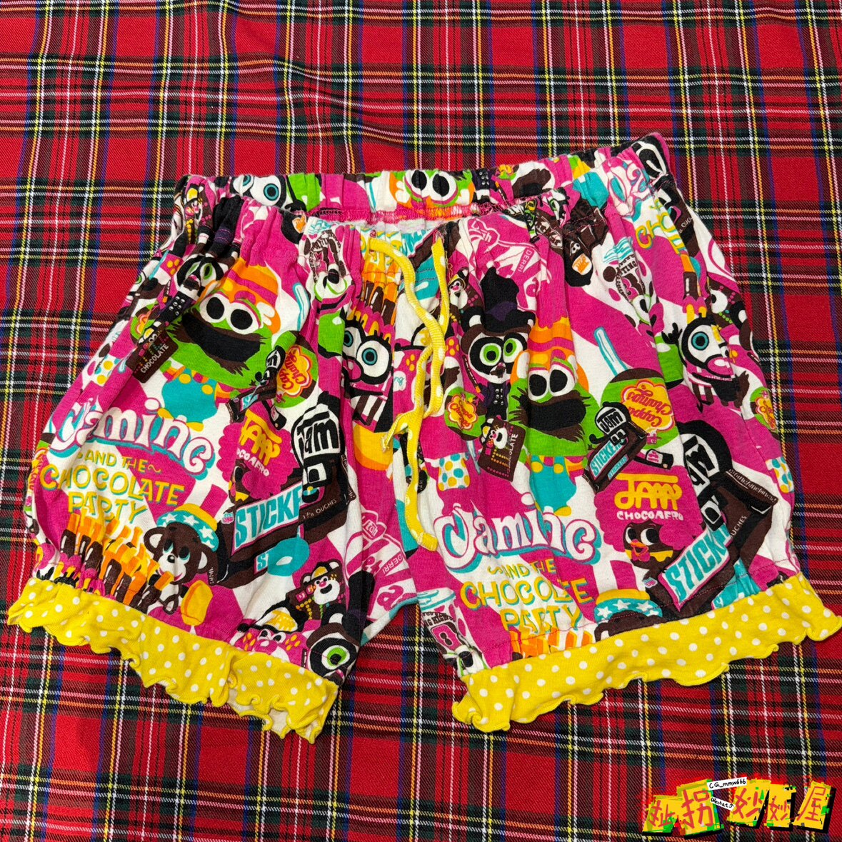 【现货掉落】 jam日牌中古稀有孤品可爱短裤原宿童趣y2k古早
