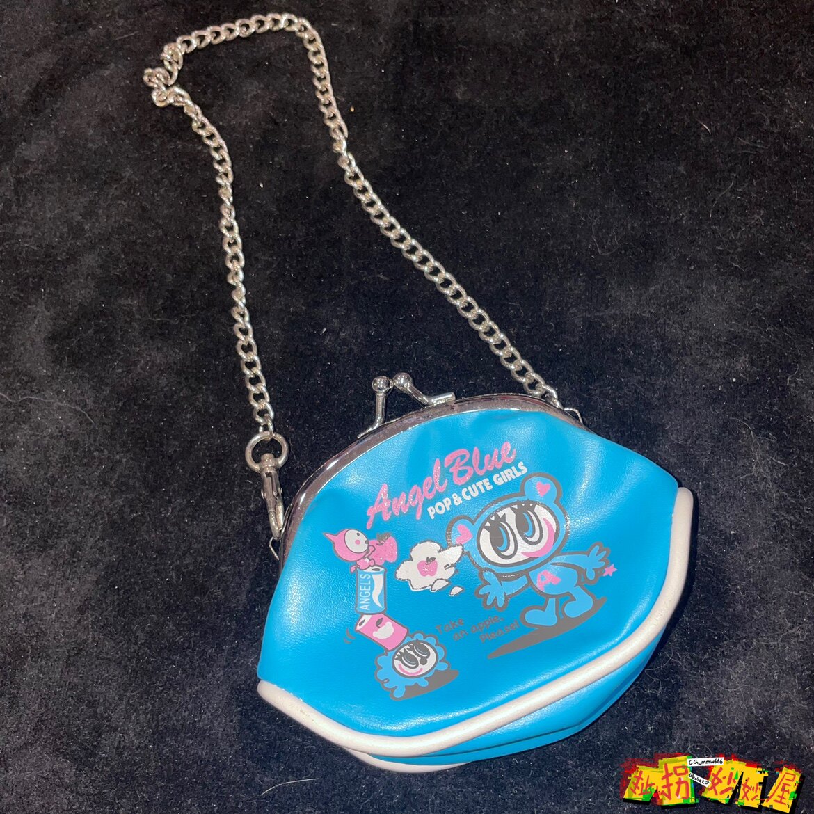 【现货掉落】ANGELBLUE日牌中古稀有孤品可爱手提包零钱包皮质