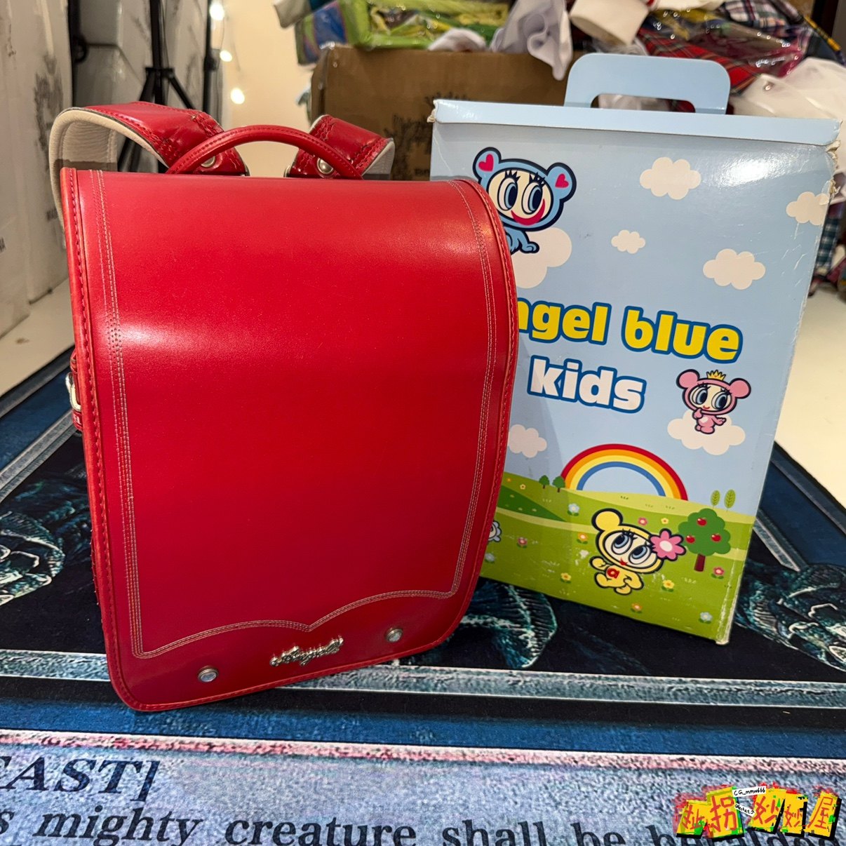 【现货掉落】angelblue日牌中古稀有孤品可爱双肩书包日本小学生
