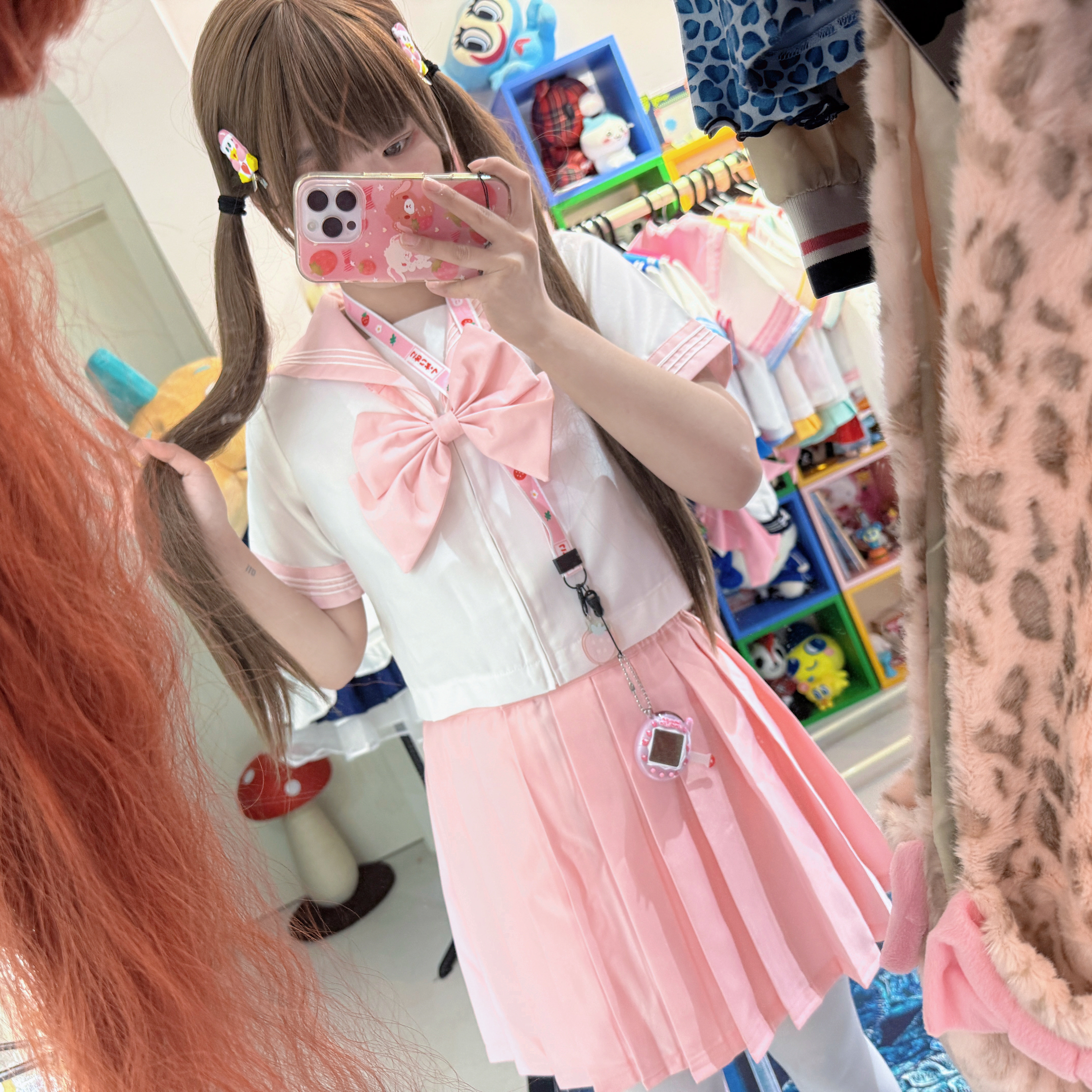 【两个月发】bodyline全新未拆封彩虹战队水粉色jk套装水手服