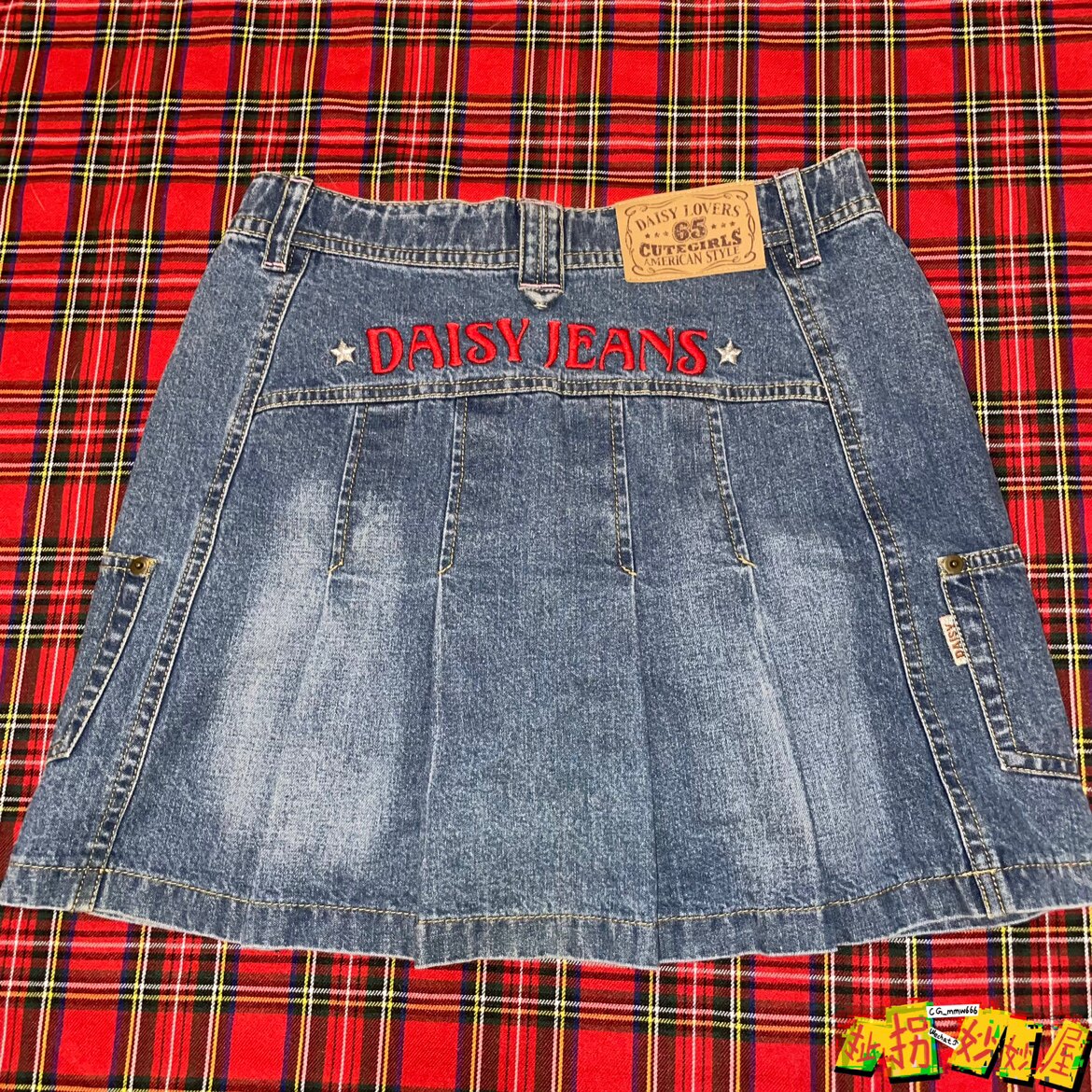 【现货掉落】Daisylovers日牌中古稀有孤品可爱牛仔半裙sk原宿y2k