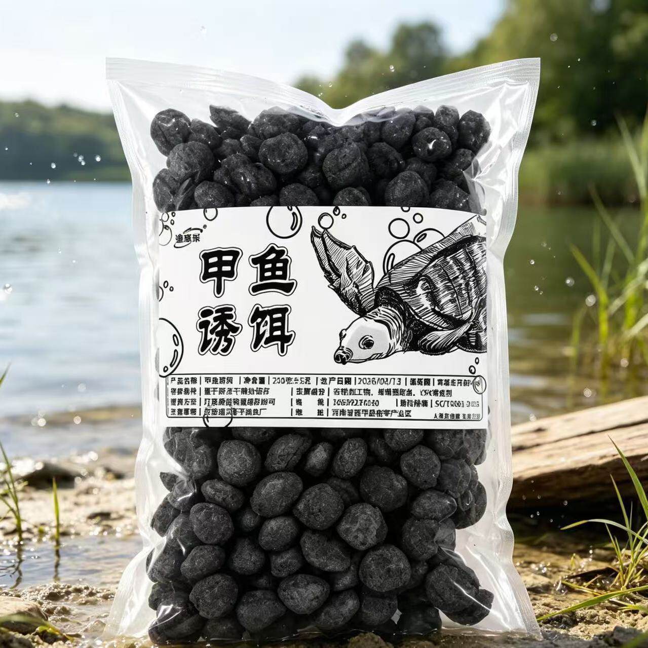 甲鱼诱饵钓甲鱼老鳖饵料诱食剂诱聚剂水鱼鳖脚鱼老鳖甲鱼王八