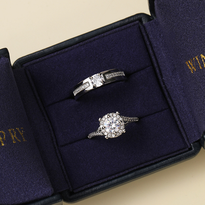 仿真情侣假钻戒一对结婚对戒