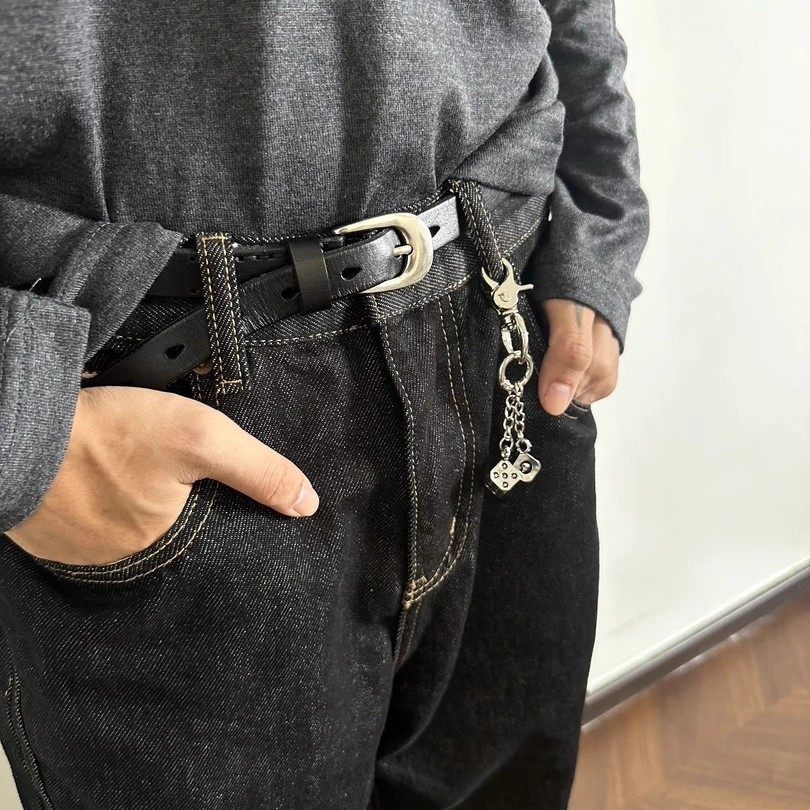 【EME】钥匙圈龙虾扣字母实心骰子克罗家挂饰vintage链复古钥匙扣