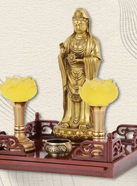 神龛壁挂式供台财神观音菩萨佛祖供桌佛柜挂壁式佛龛香案供奉台