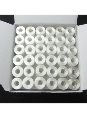 75D/2绣花底线 缝纫底线 梭心A型黑白色线