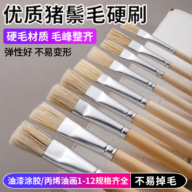 圆柄焊盘清洁鬃毛刷乐一