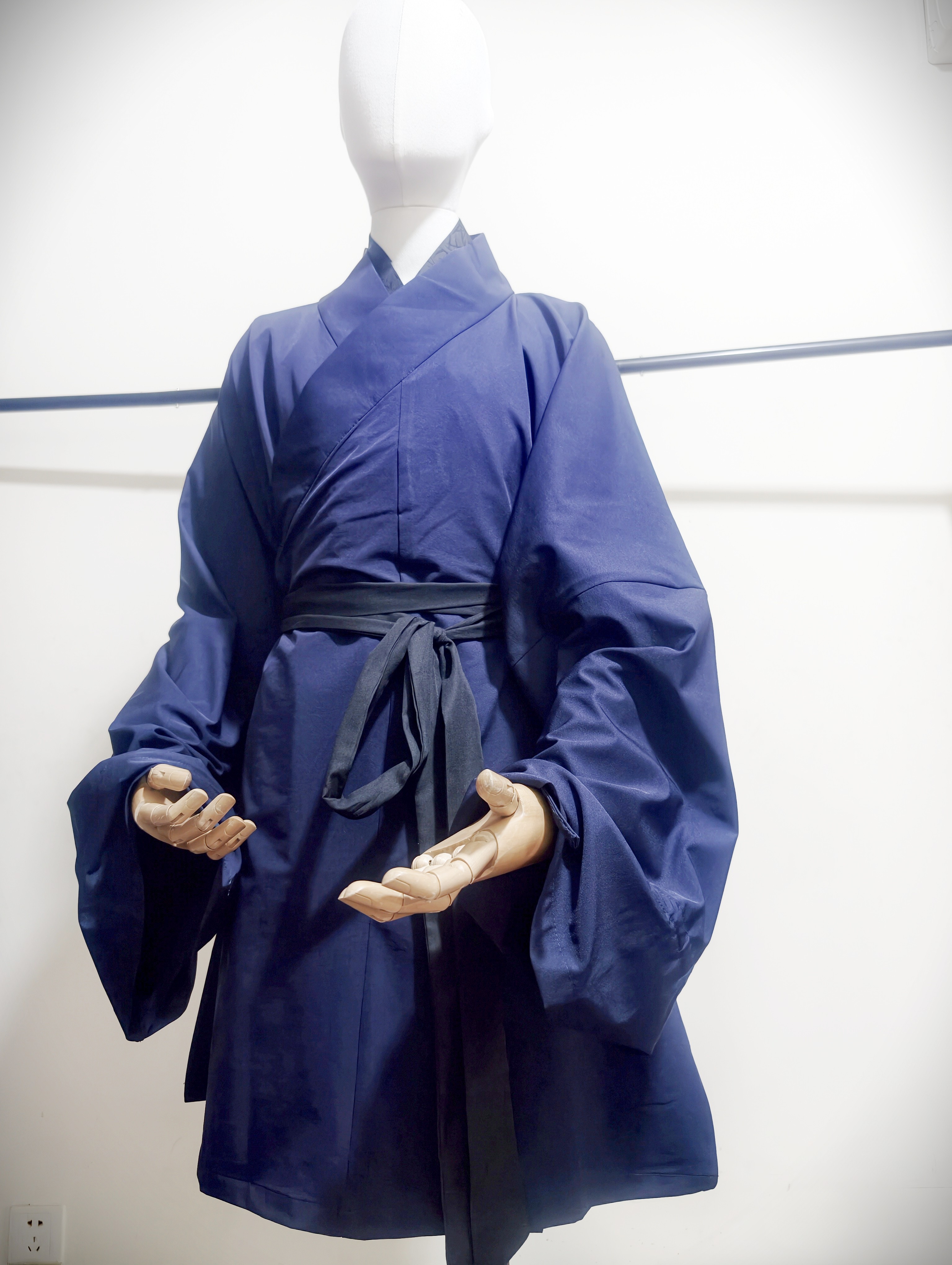汉服心裋褐，男女同款，变色面料，高级光感，儿童尺码汉服