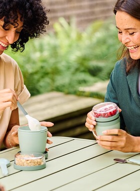 荷兰mepal食品罐隔夜燕麦杯食品级饭盒便携式保温饭盒带盖分隔杯