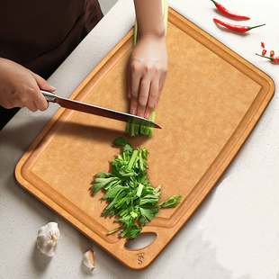 美国进口SAGE菜板实木砧板家用厨房宝宝辅食切菜板凹槽款
