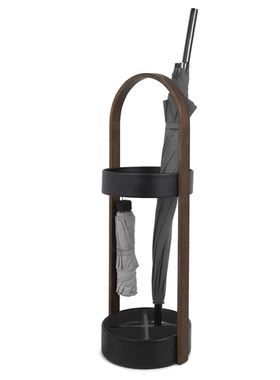 umbra雨伞收纳架创意家用玄关酒店大堂客厅雨伞放置架木质雨伞桶