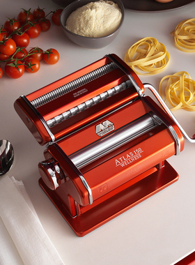 Marcato意大利进口分体式压面机家用手动不锈钢马卡托饺子面条机