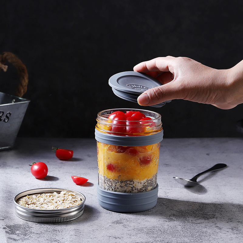 kilner英国食物携带早餐杯密封罐
