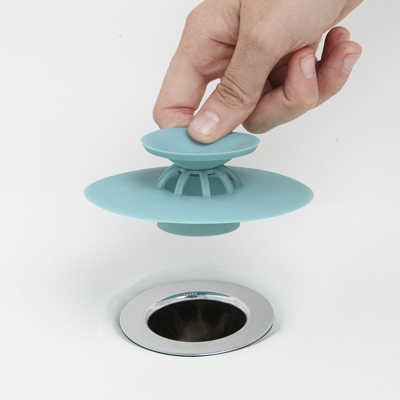 umbra多功能排水塞水槽洗脸盆硅胶堵水盖卫生间浴室地漏塞地漏盖