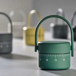 丹麦进口ZONE厨房烘焙机械计时器家用静音提醒器可爱学生定时器