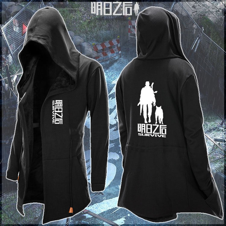 明日之后衣服男女末日生存手游戏周边上纯棉开衫披风连帽衫外套