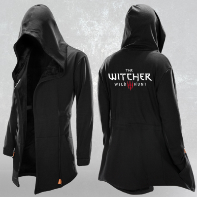 男女巫师3卫衣杰洛特潮开衫披风