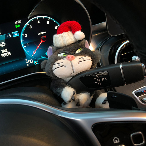 装饰摆件可爱猫咪汽车怀挡