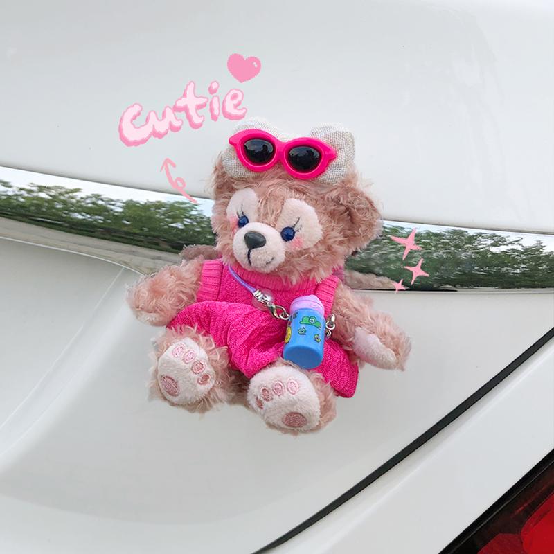 新车礼物可爱小熊公仔车尾挂件