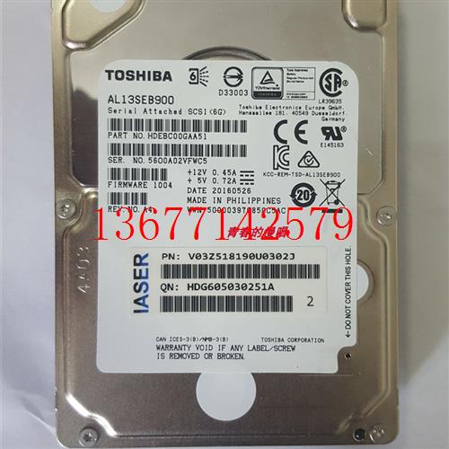 议价浪潮 AL13SEB900 900G 10K SAS 2.5寸NF5270 NF5280 M4服务器