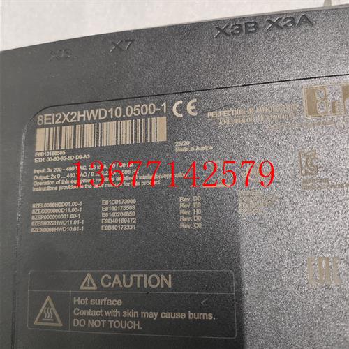 议价8EI2X2HWD10.0500-1贝加莱P3系列驱动器功能包好测试好保修三
