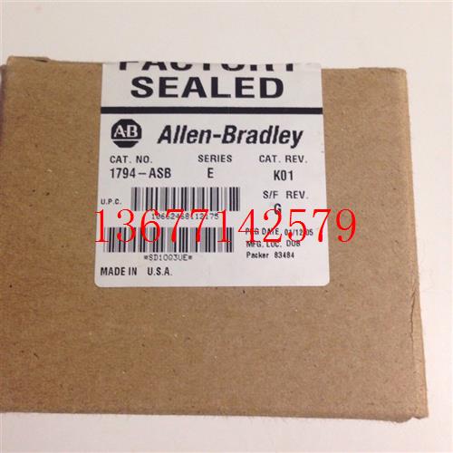 议价1794-ACNR15  1794-ADN  1794-ASB 全新原装 AB 控制器现货质