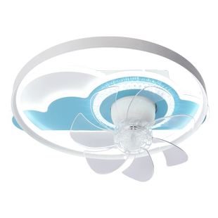 主卧室电风扇吸顶灯现代简约儿童房异形灯具2024新款房间风扇灯饰