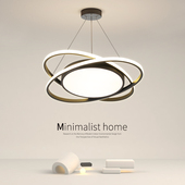 2025新款 简约现代餐厅吊灯卧室书房餐桌店铺吊灯LED吸顶理发店灯