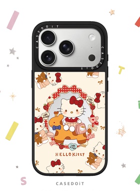 C家联名MagSafe磁吸长颈鹿木马Kitty猫适用iphone17手机壳16promax苹果15pro镜面14plus保护套13卡通日韩Air