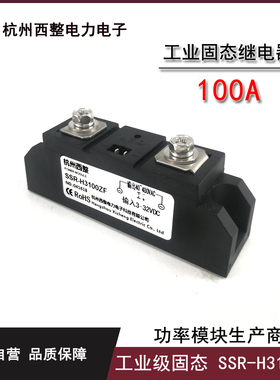 工业级固态模块100A H3100ZF SSR-100DA SSR-H3100ZF电炉加热用