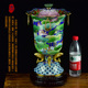 霍铁辉景泰蓝花瓶15寸和谐有余传统纯手工紫铜胎掐丝高温珐琅摆件