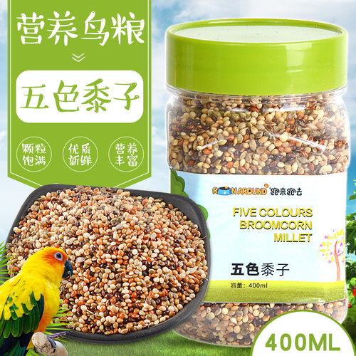 鸟粮粮食鸟粮五色黍子混合粮玄凤