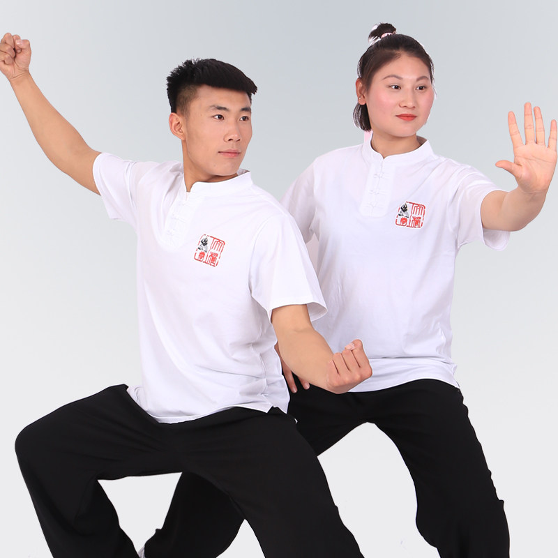 夏季短袖太极服男印章盘扣武术练功服纯棉T恤中国风太极拳表演服|ruв категории движение/йога/фитнес/фанаты товаров, Тхэквондо/ушу/кикбоксинг, тайджи, Тай Чи одежды - от Buy2taobao.com для оказания профессиональной услуги покупки агента Taobao
