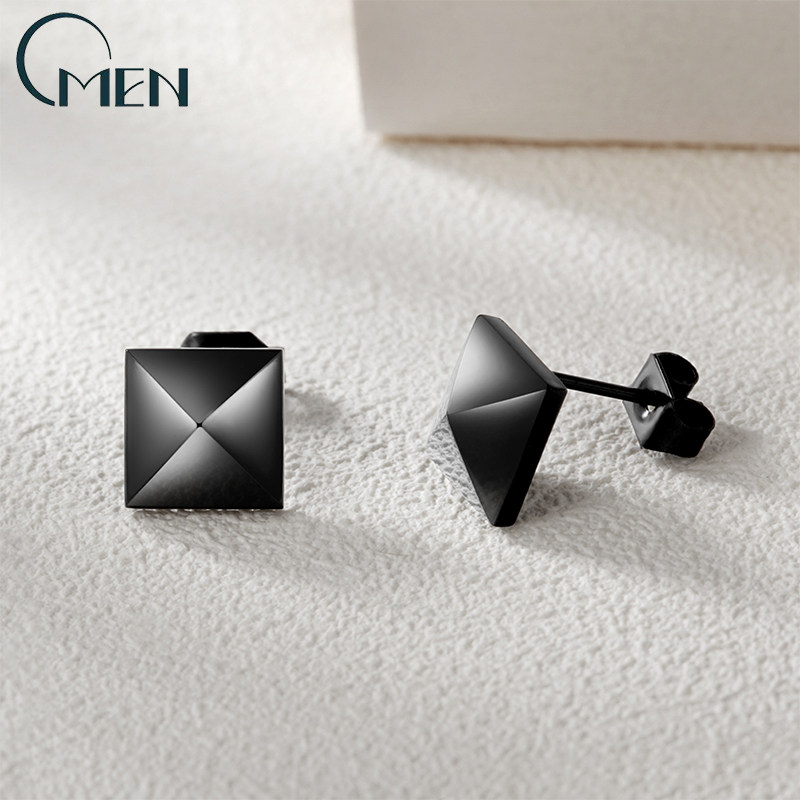 OMEN黑色网红男士耳钉男韩国潮男生简约铆钉嘻哈气质单只耳环女饰,饰品/流行首饰/时尚饰品新,耳钉,淘宝优惠券,粉丝福利购,淘宝优惠卷