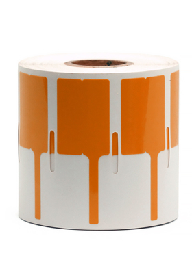 开玛k-marking GW08-02 打印标签 33mm*24mm+30mm 500片/卷 橙色