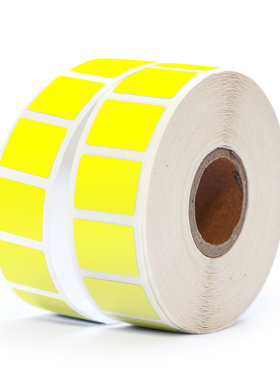 开玛 KM1225 打印标签纸 12mm*25mm 1500片/卷 黄色