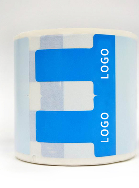 开玛 DO-018 线缆标签 50mm*65mm+25mm 250片/卷（单位：卷）蓝色