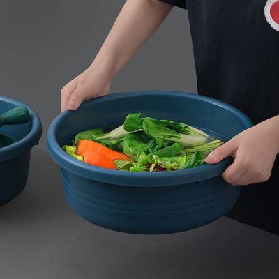 茶花茶花加厚大号塑料脸盆家用洗