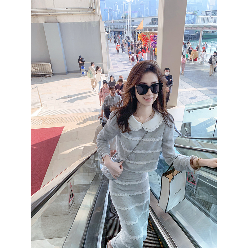 小香风套装裙女开春穿搭一整套