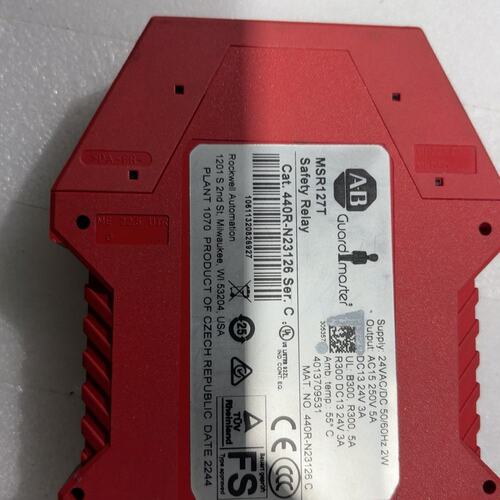 （议价）AB罗克韦尔安全继电器MSR127T，型号440R-N231